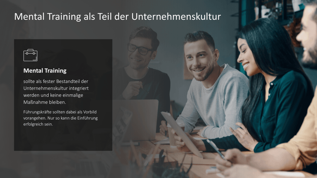 Mental Training PowerPoint-Vorlage