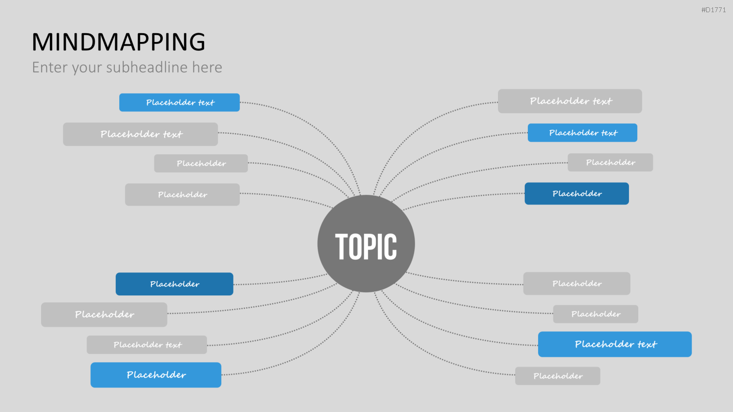 MindMapping (Mind Maps) PowerPoint-Vorlage