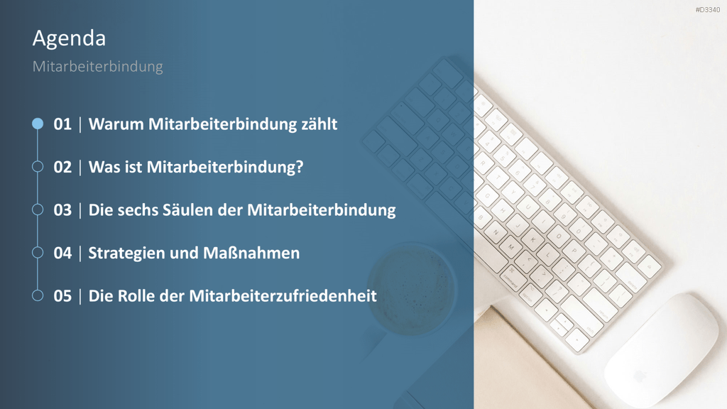 Mitarbeiterbindung PowerPoint-Vorlage