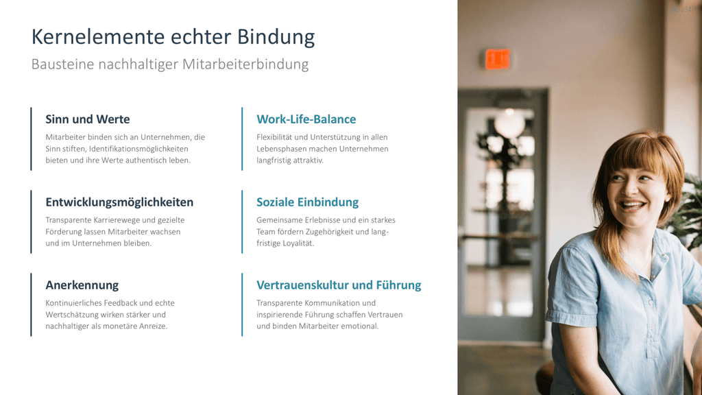 Mitarbeiterbindung PowerPoint-Vorlage