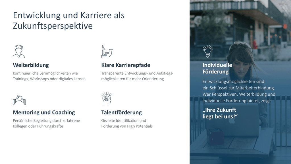 Mitarbeiterbindung PowerPoint-Vorlage