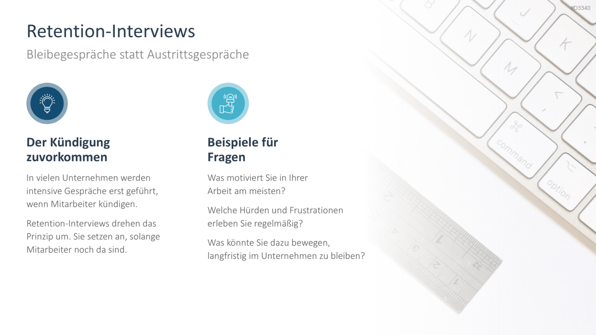 Mitarbeiterbindung PowerPoint-Vorlage
