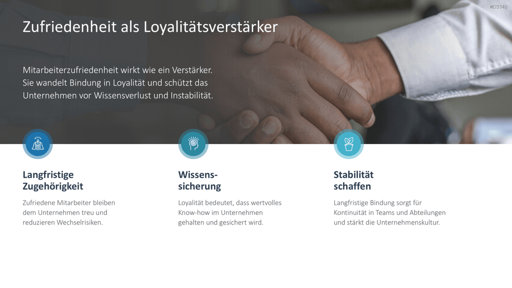 Mitarbeiterbindung PowerPoint-Vorlage