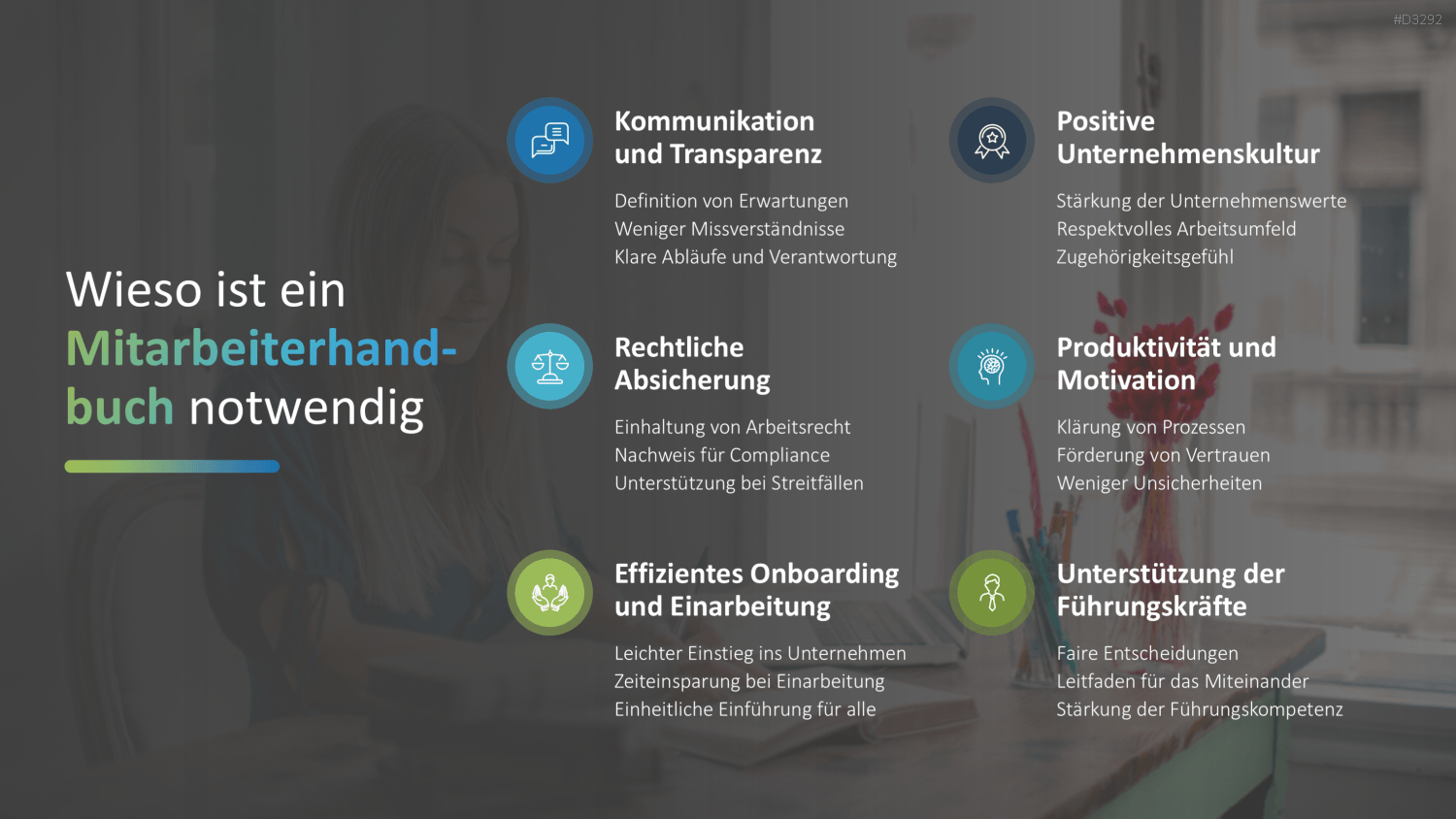 Mitarbeiterhandbuch PowerPoint-Vorlage