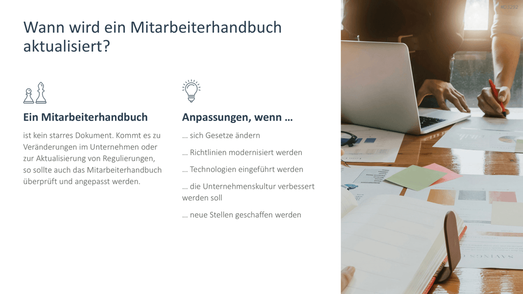 Mitarbeiterhandbuch PowerPoint-Vorlage