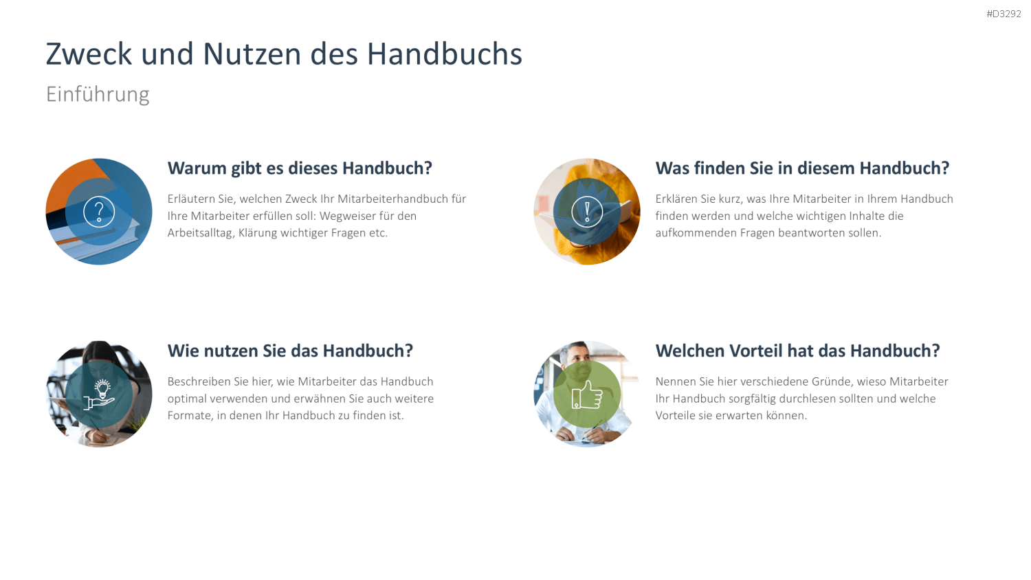 Mitarbeiterhandbuch PowerPoint-Vorlage