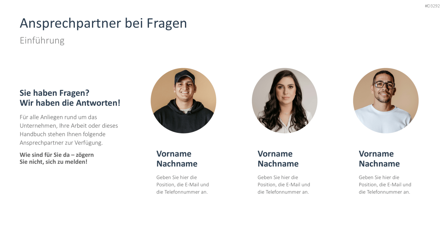 Mitarbeiterhandbuch PowerPoint-Vorlage
