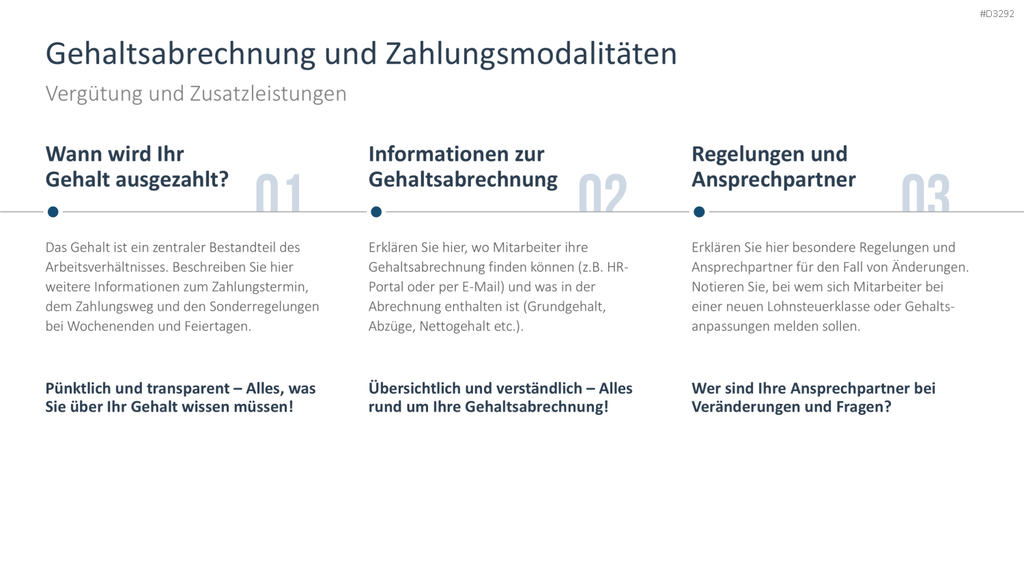 Mitarbeiterhandbuch PowerPoint-Vorlage