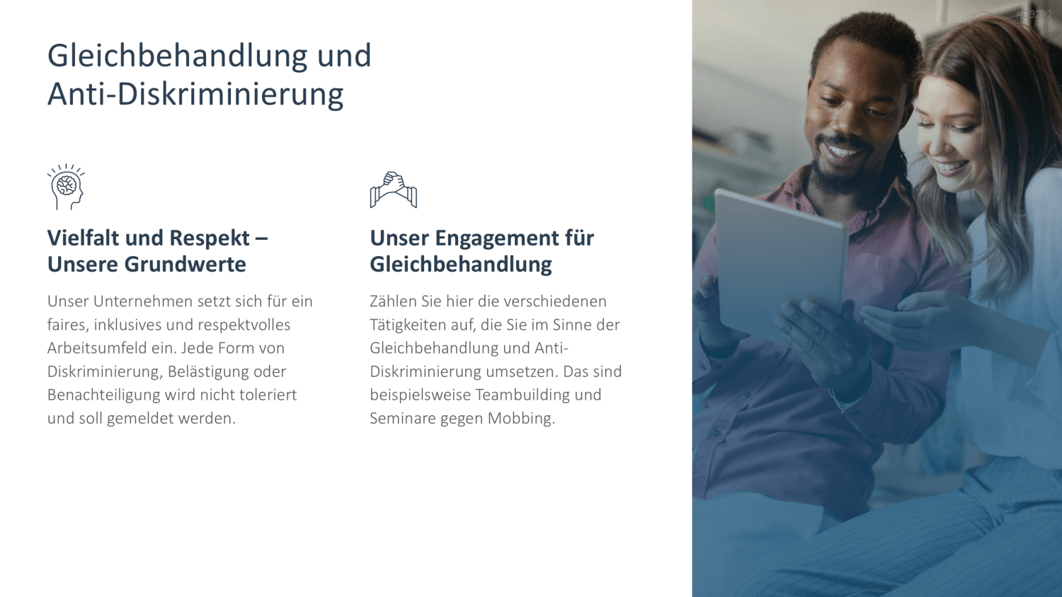 Mitarbeiterhandbuch PowerPoint-Vorlage