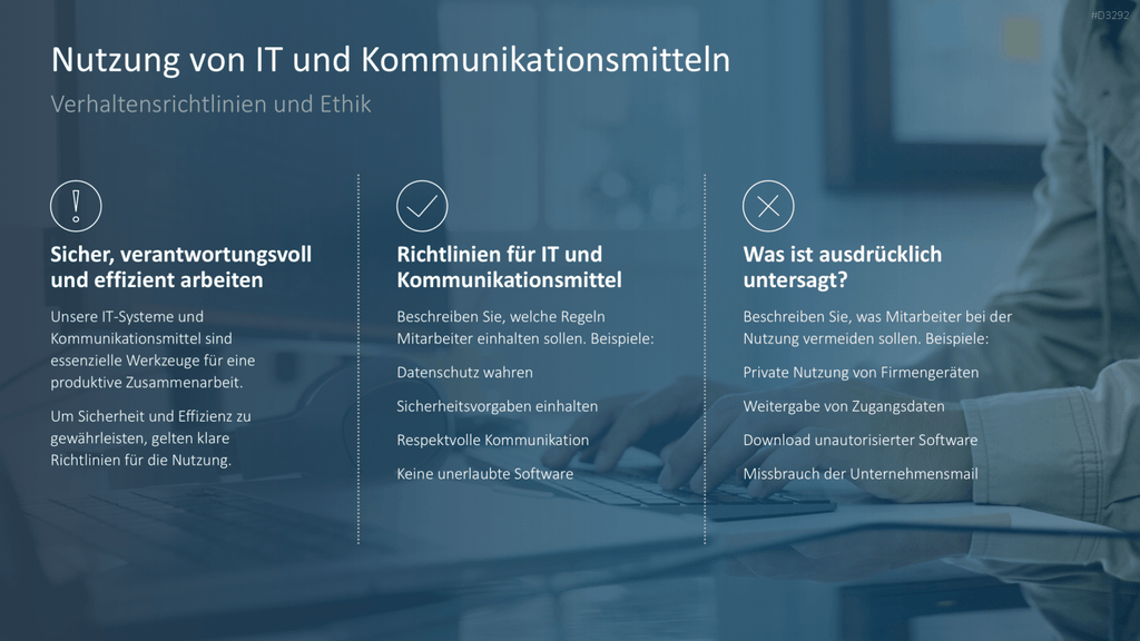 Mitarbeiterhandbuch PowerPoint-Vorlage