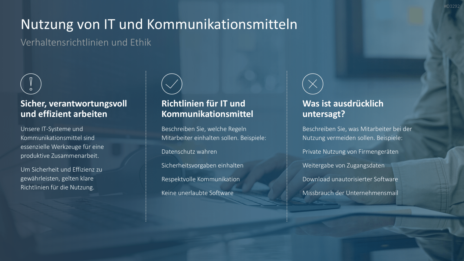 Mitarbeiterhandbuch PowerPoint-Vorlage