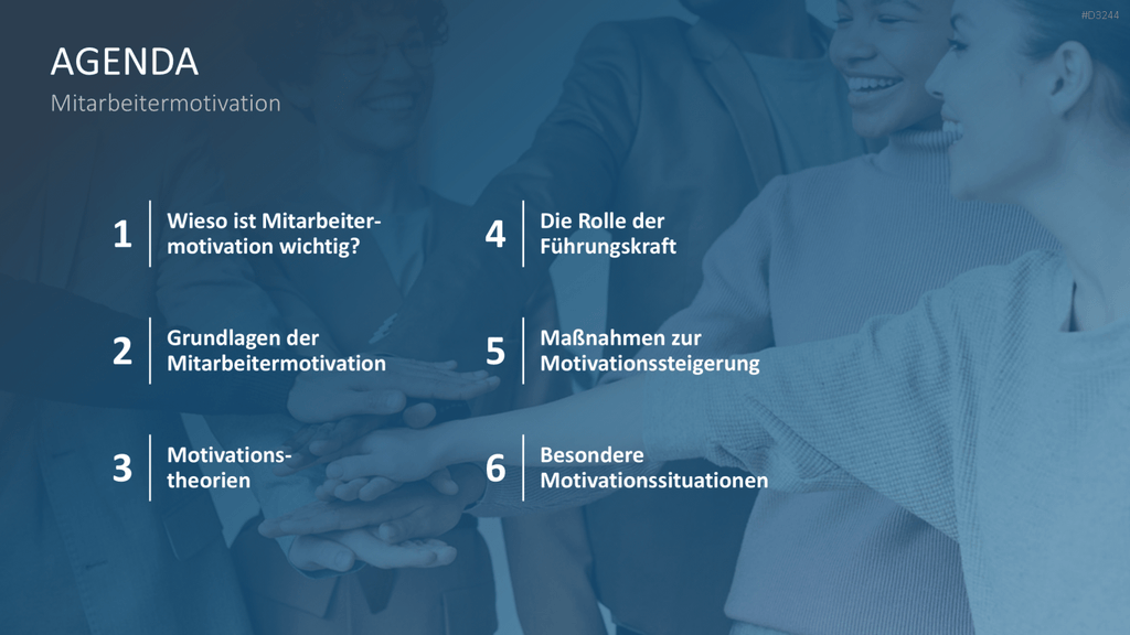 Mitarbeitermotivation PowerPoint-Vorlage