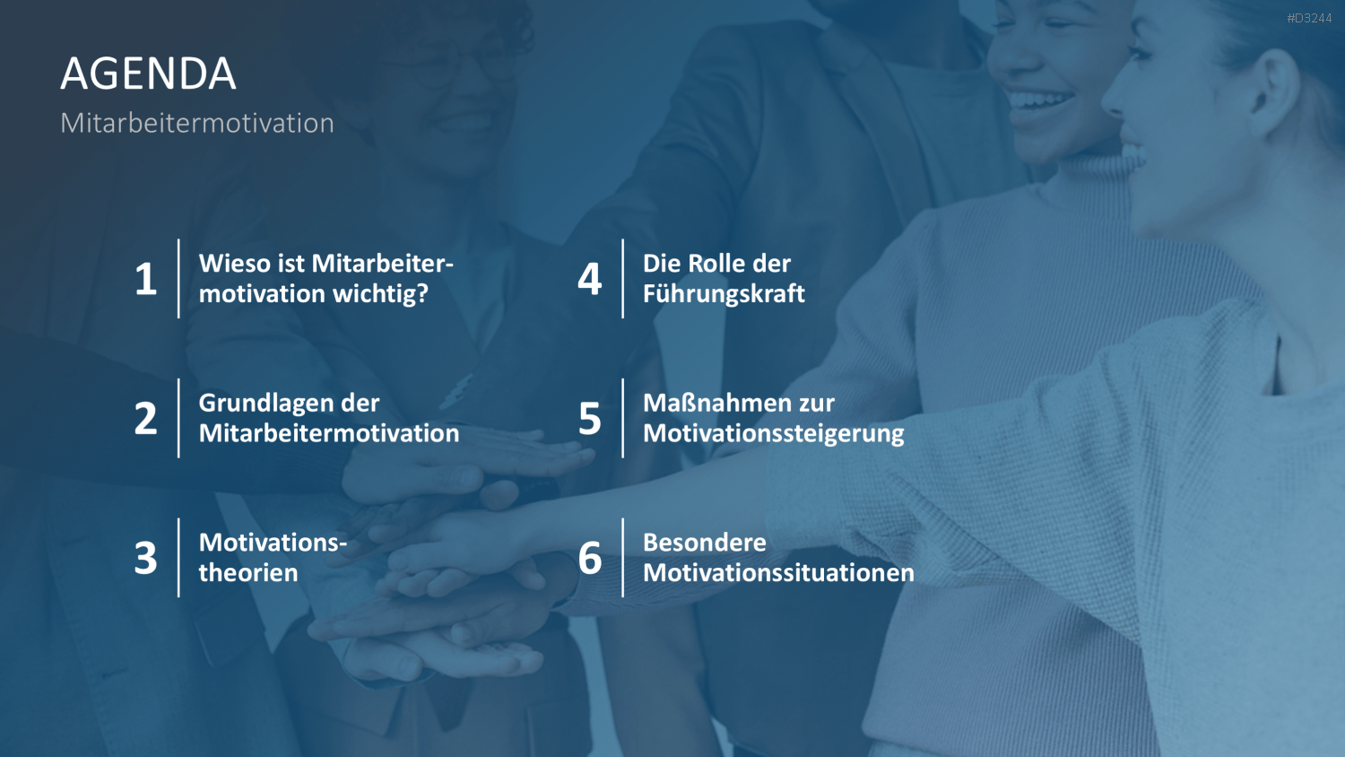 Mitarbeitermotivation PowerPoint-Vorlage