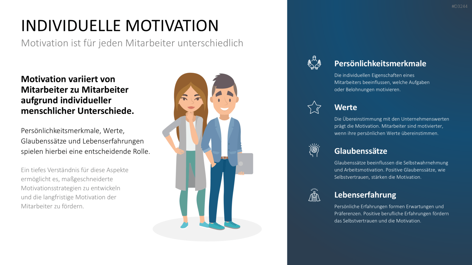 Mitarbeitermotivation PowerPoint-Vorlage
