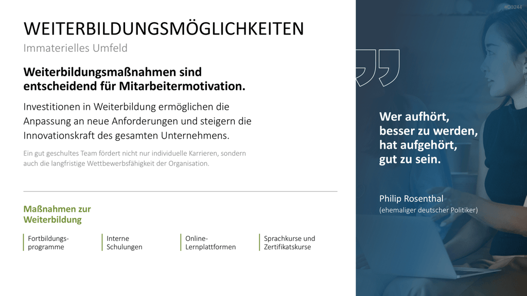 Mitarbeitermotivation PowerPoint-Vorlage