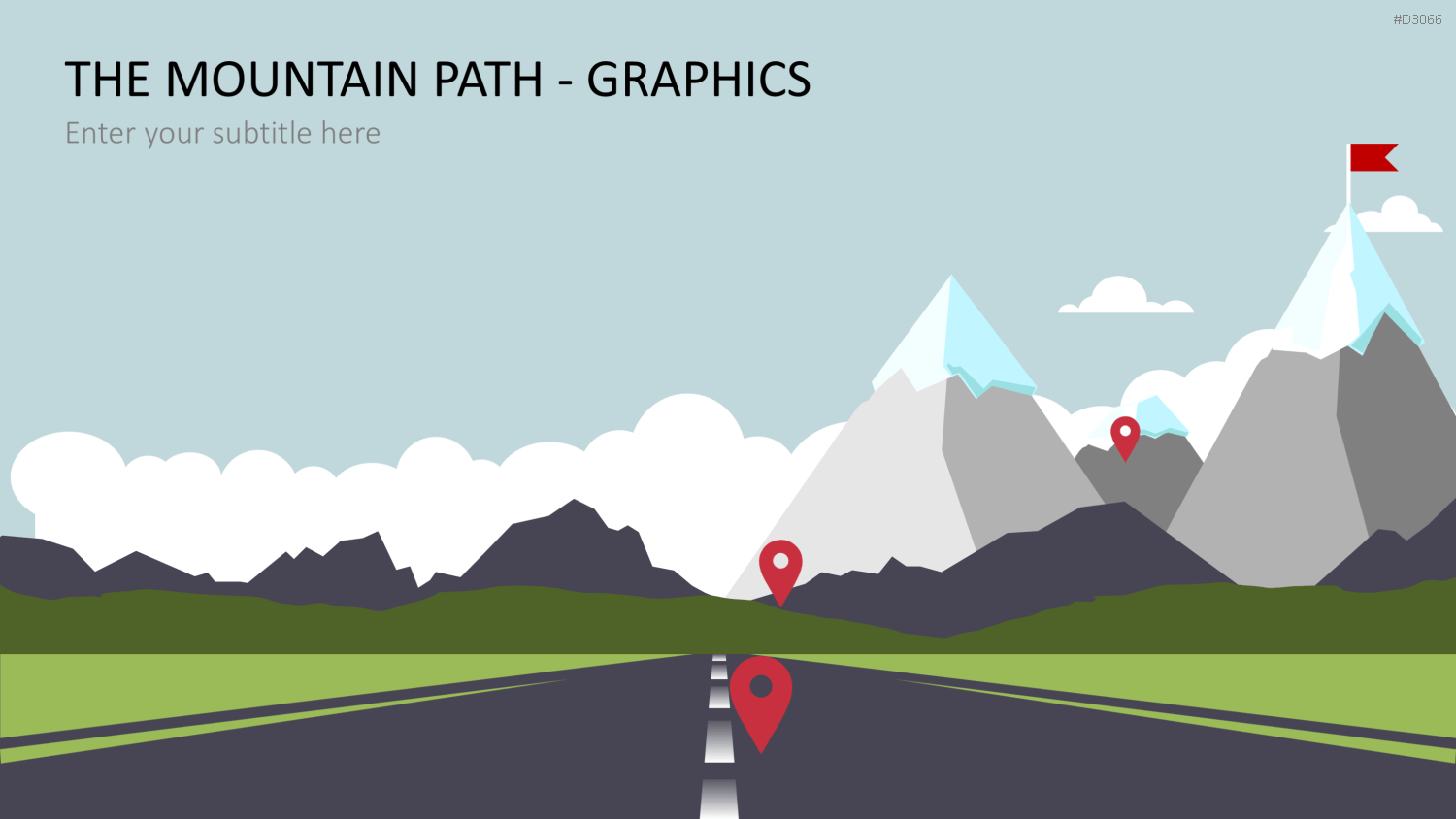 Berg-Infografiken 1 (Grafiken) PowerPoint-Vorlage