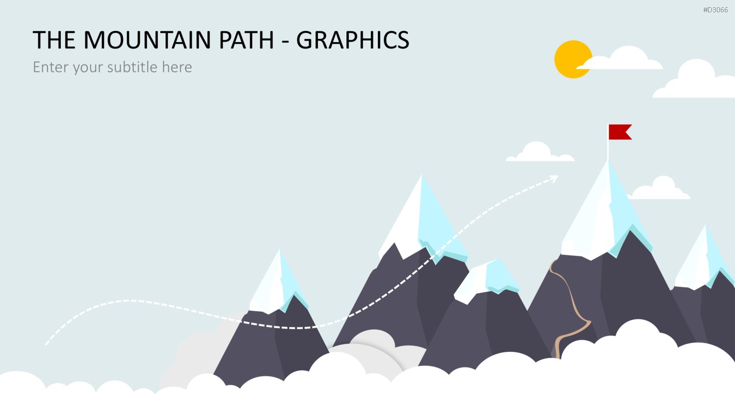 Berg-Infografiken 1 (Grafiken) PowerPoint-Vorlage