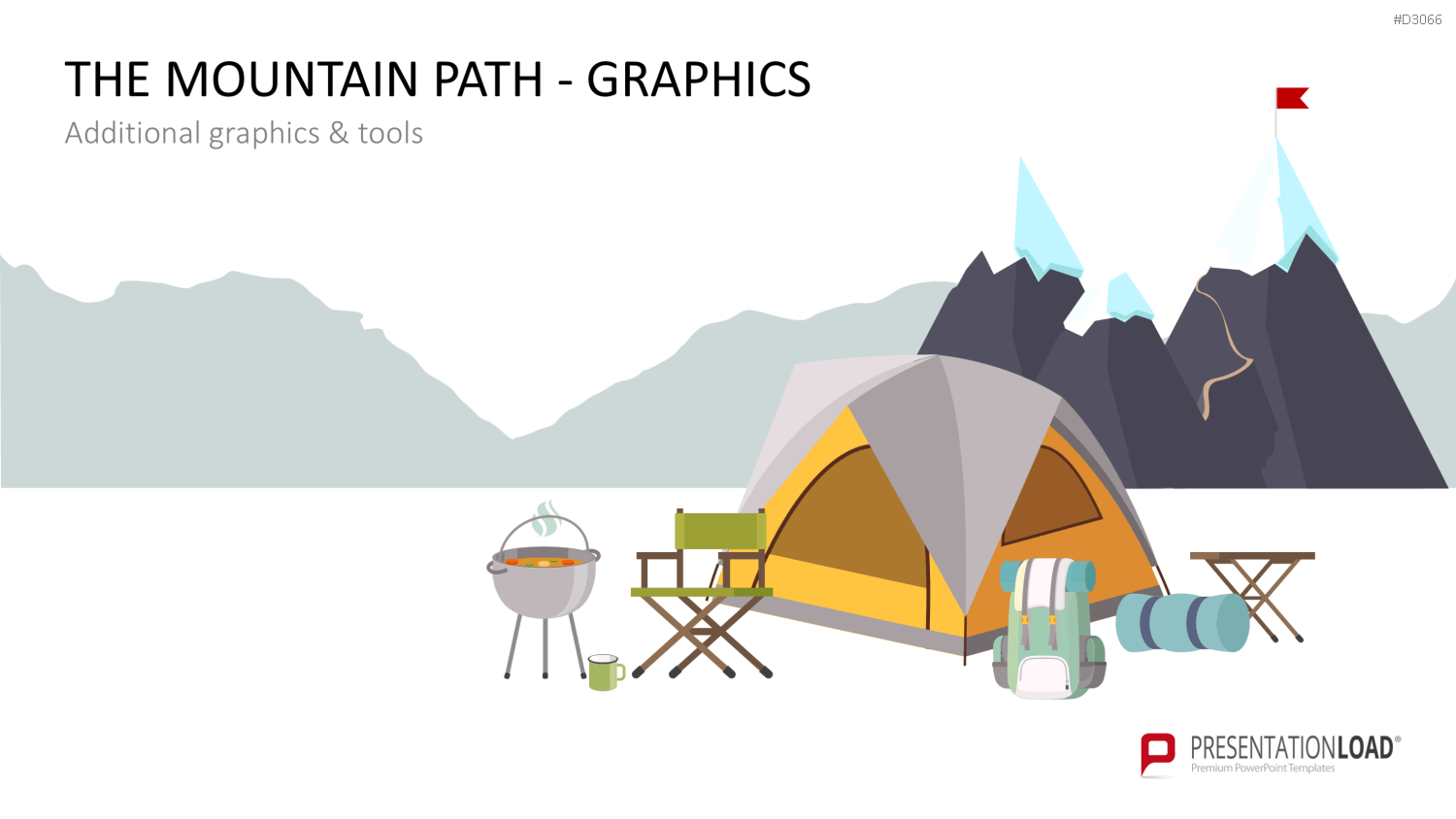 Berg-Infografiken 1 (Grafiken) PowerPoint-Vorlage