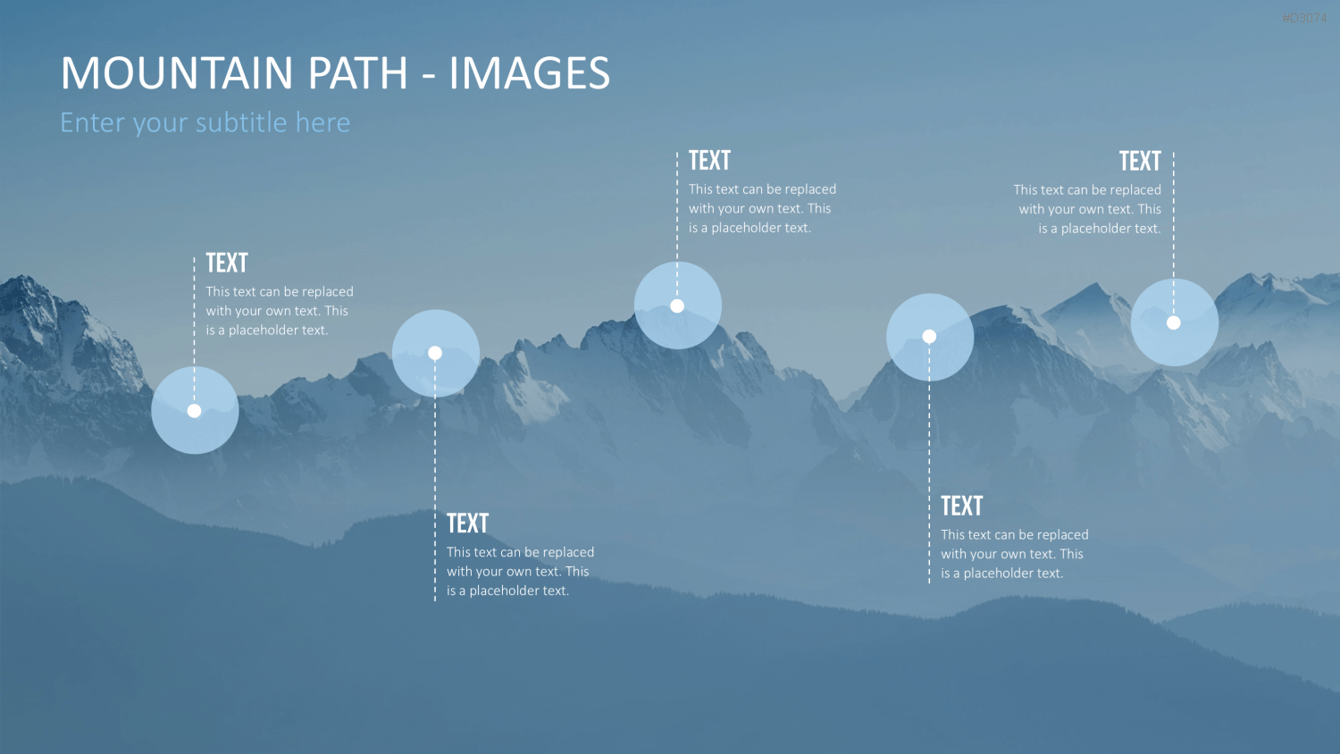 Berg-Infografiken 2 (Bilder) PowerPoint-Vorlage