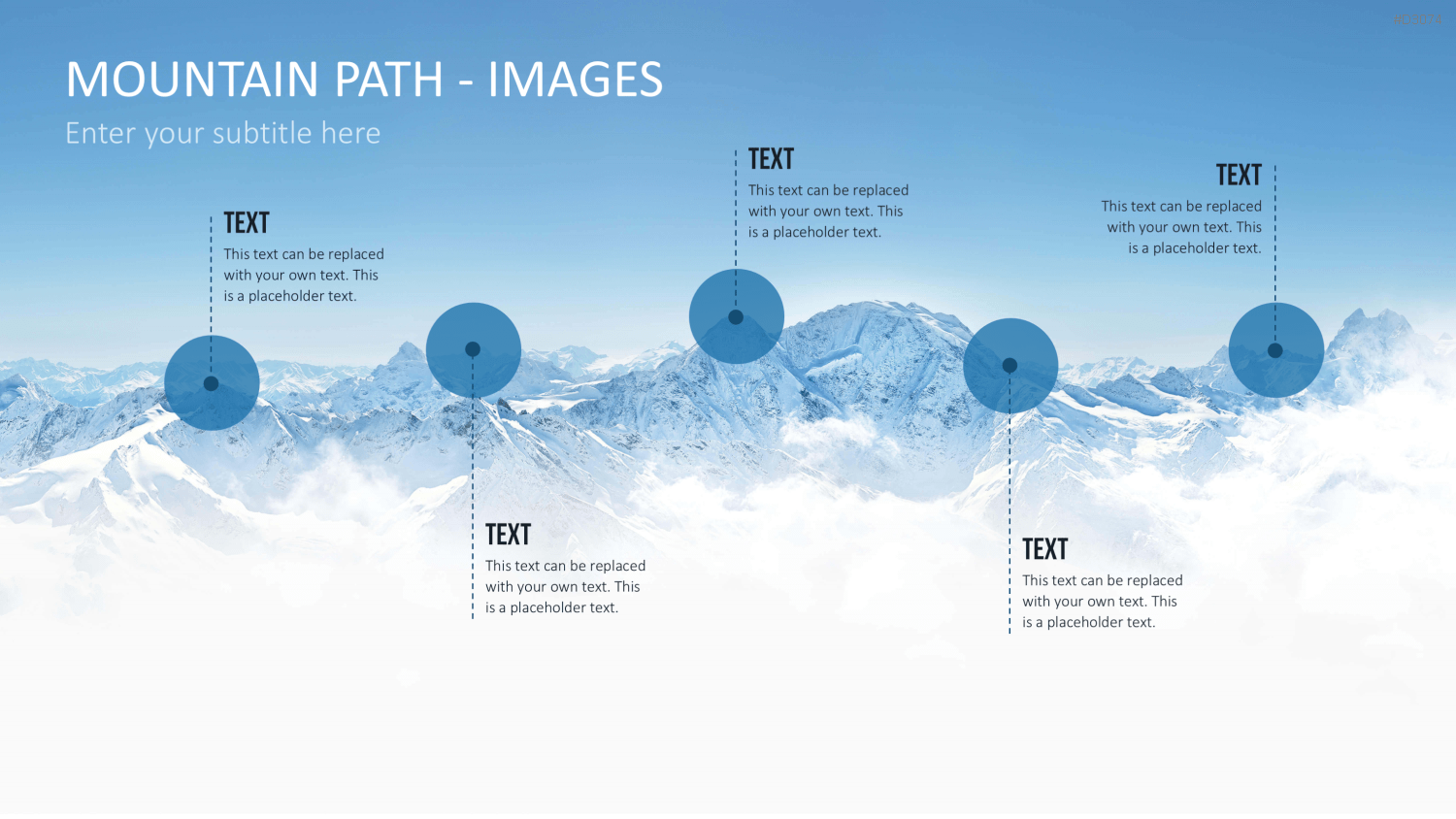 Berg-Infografiken 2 (Bilder) PowerPoint-Vorlage