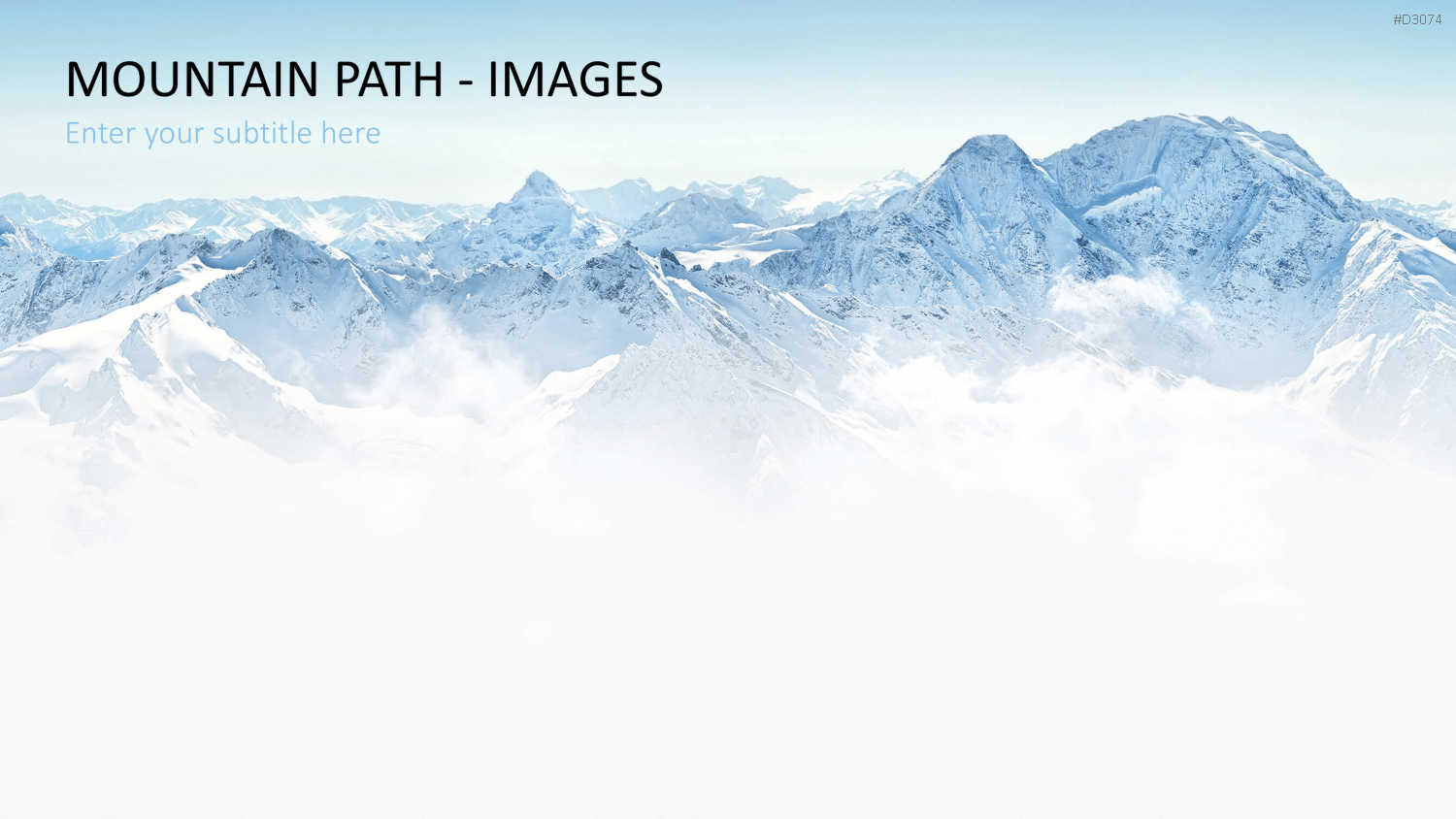 Berg-Infografiken 2 (Bilder) PowerPoint-Vorlage