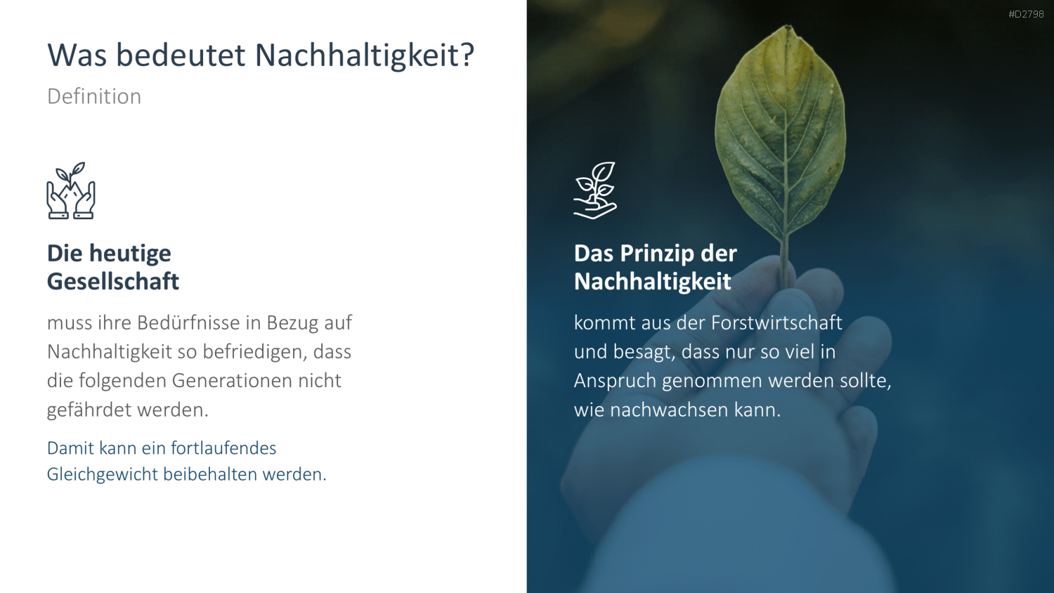 Nachhaltigkeitsmanagement PowerPoint-Vorlage