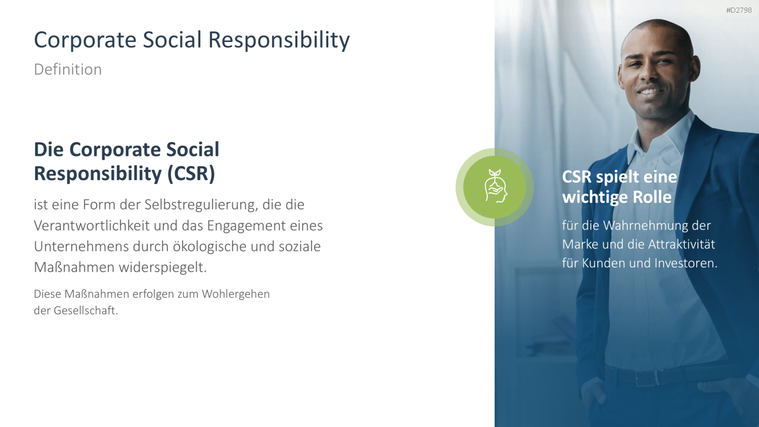 Nachhaltigkeitsmanagement PowerPoint-Vorlage