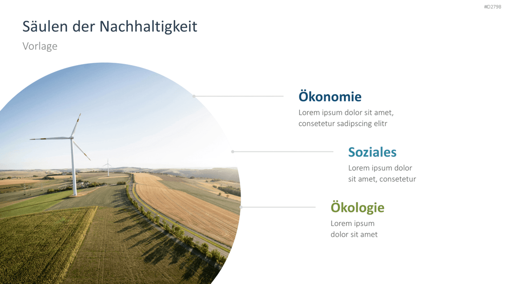 Nachhaltigkeitsmanagement PowerPoint-Vorlage