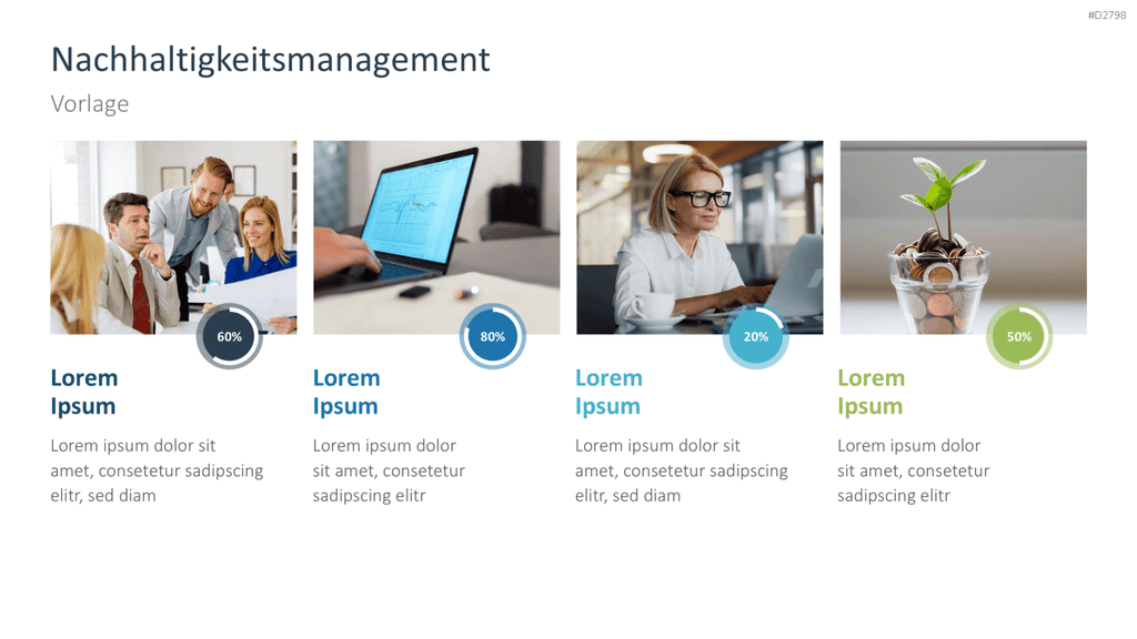 Nachhaltigkeitsmanagement PowerPoint-Vorlage