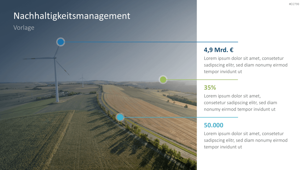 Nachhaltigkeitsmanagement PowerPoint-Vorlage