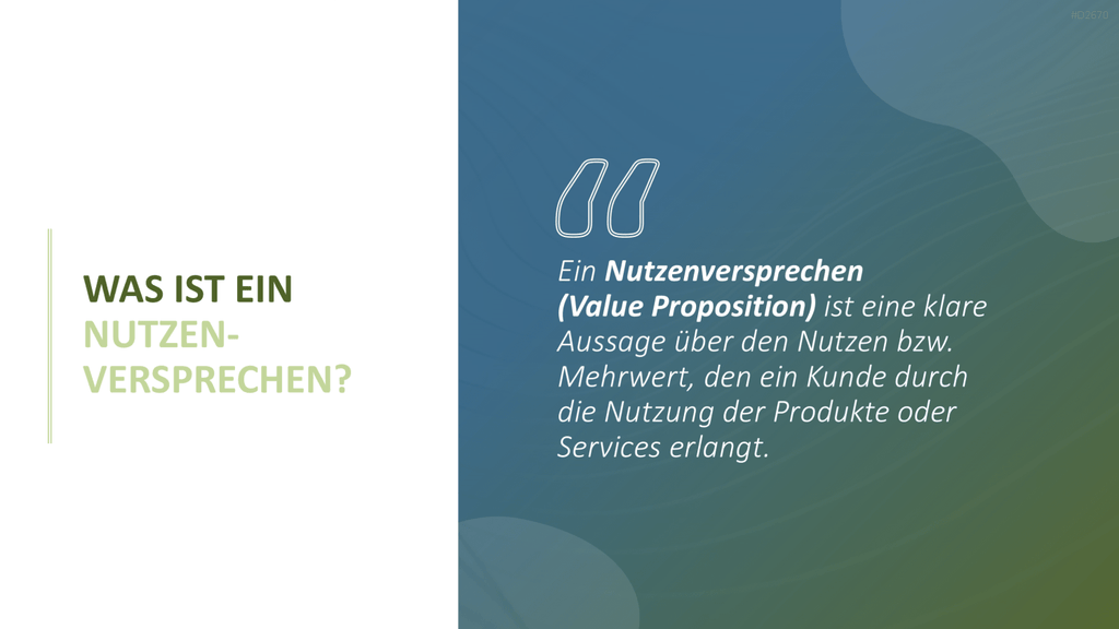 Nutzenversprechen (Value Proposition) PowerPoint-Vorlage