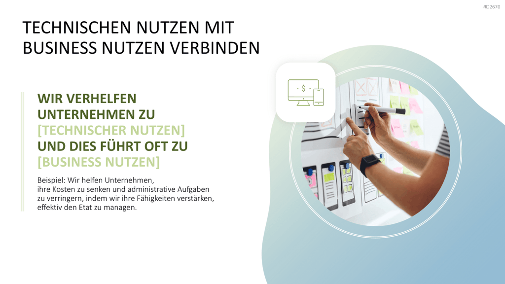 Nutzenversprechen (Value Proposition) PowerPoint-Vorlage
