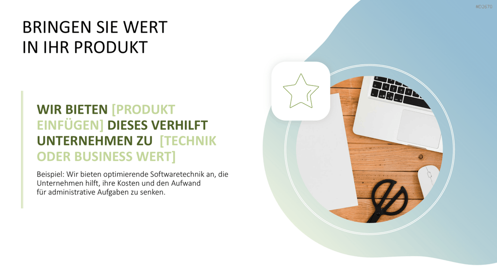 Nutzenversprechen (Value Proposition) PowerPoint-Vorlage