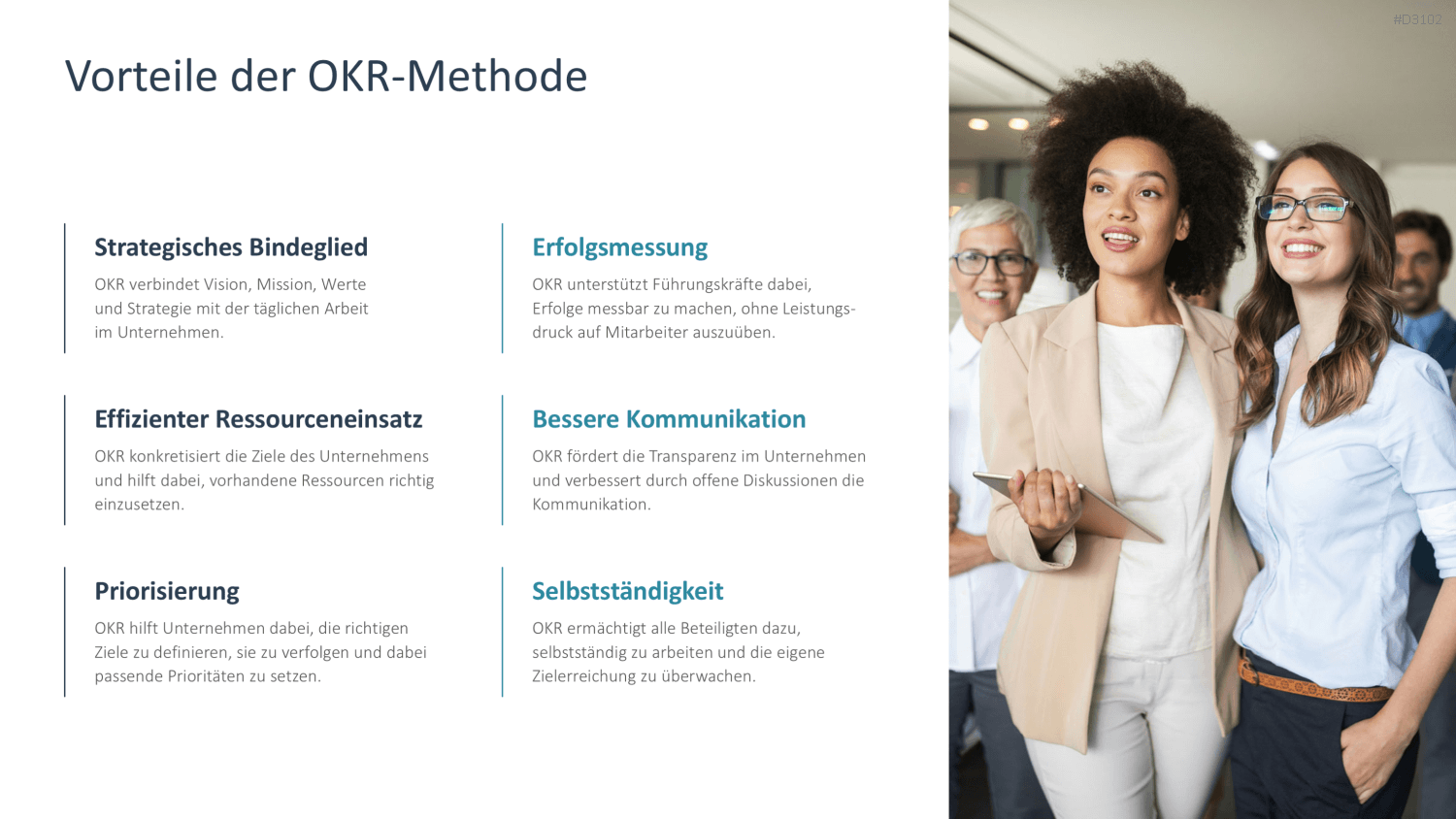 OKR Methode PowerPoint-Vorlage