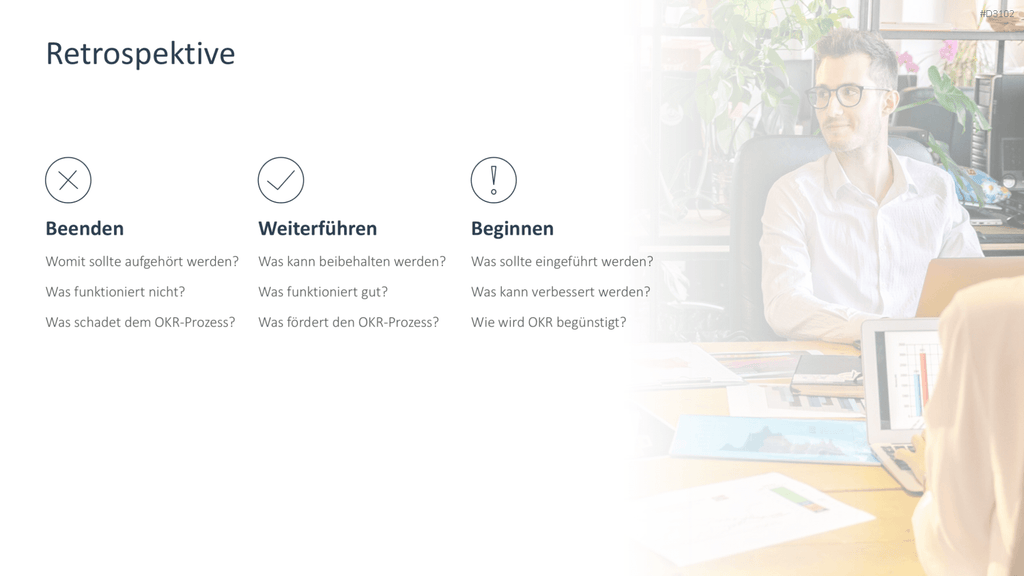 OKR Methode PowerPoint-Vorlage