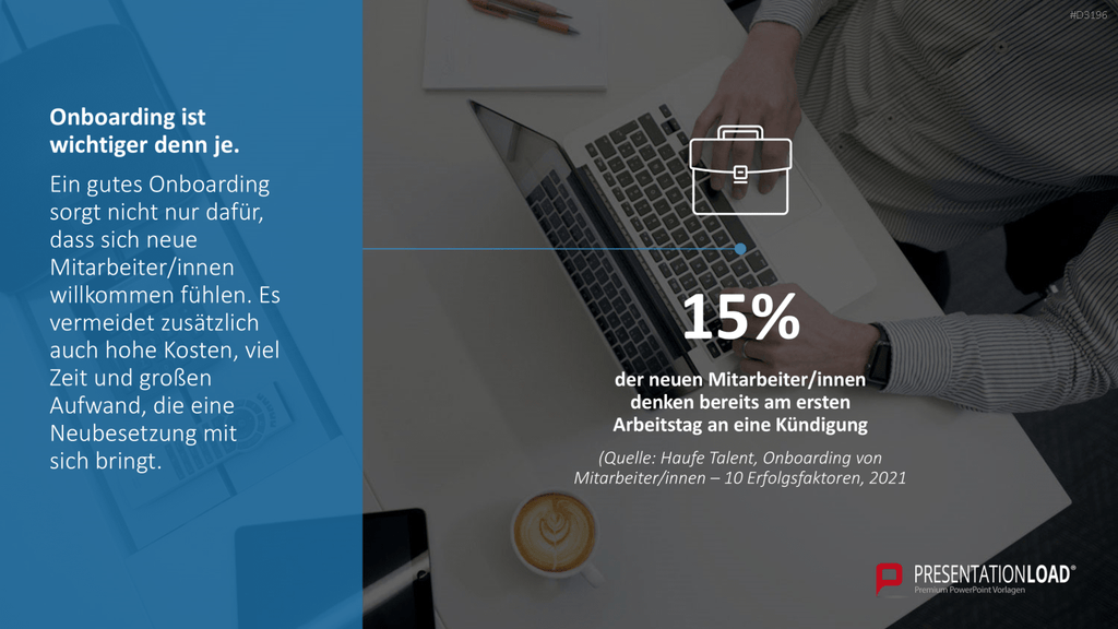 Onboarding PowerPoint-Vorlage