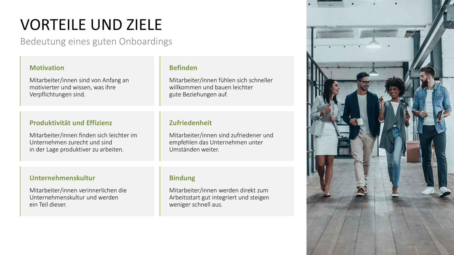 Onboarding PowerPoint-Vorlage