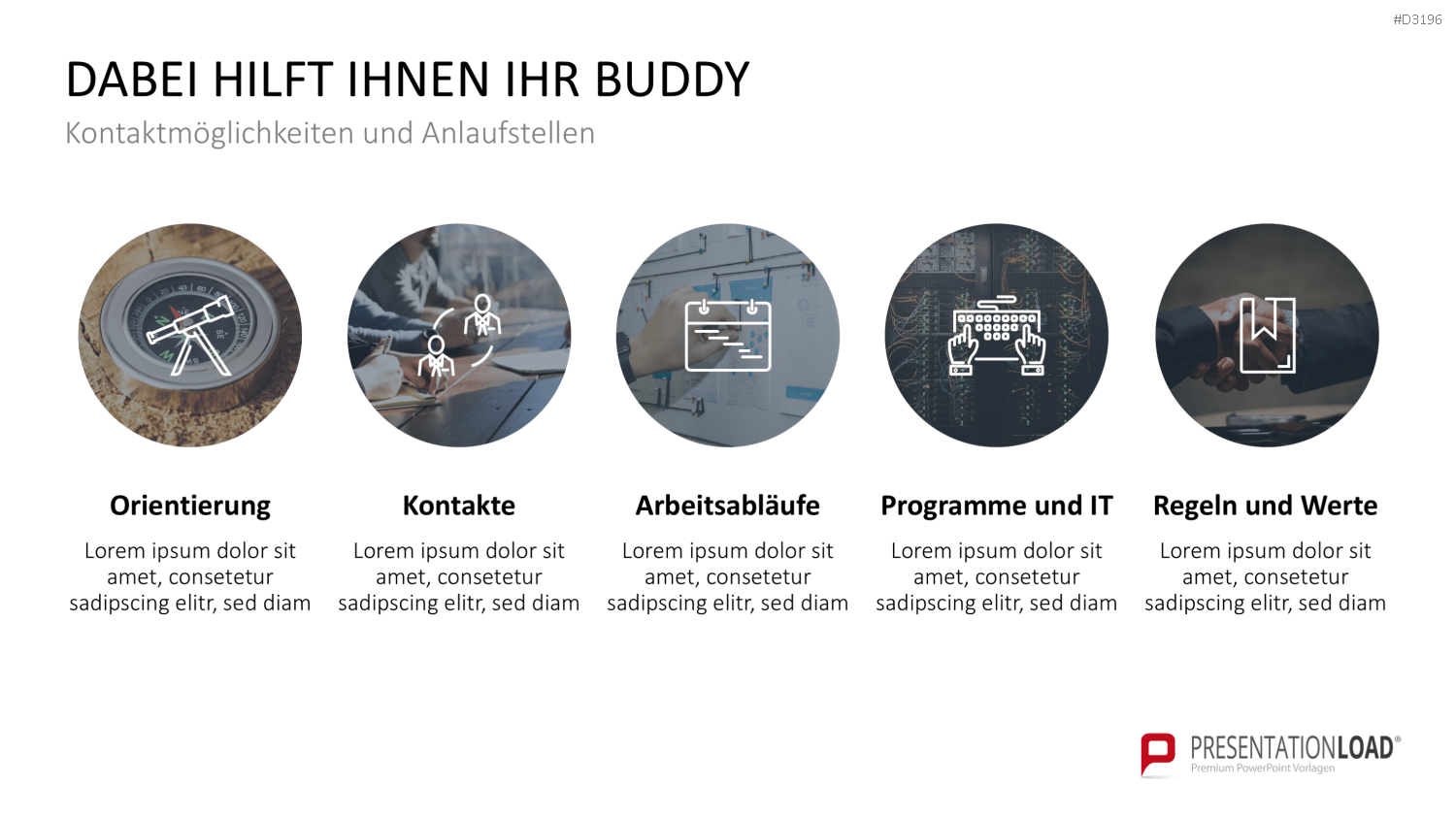 Onboarding PowerPoint-Vorlage