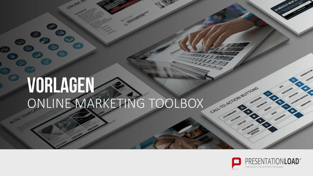 Online Marketing Bundle PowerPoint-Vorlage