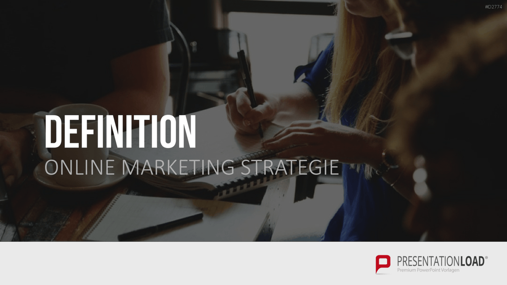 Online Marketing Strategie PowerPoint-Vorlage