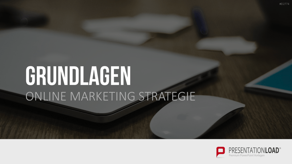 Online Marketing Strategie PowerPoint-Vorlage