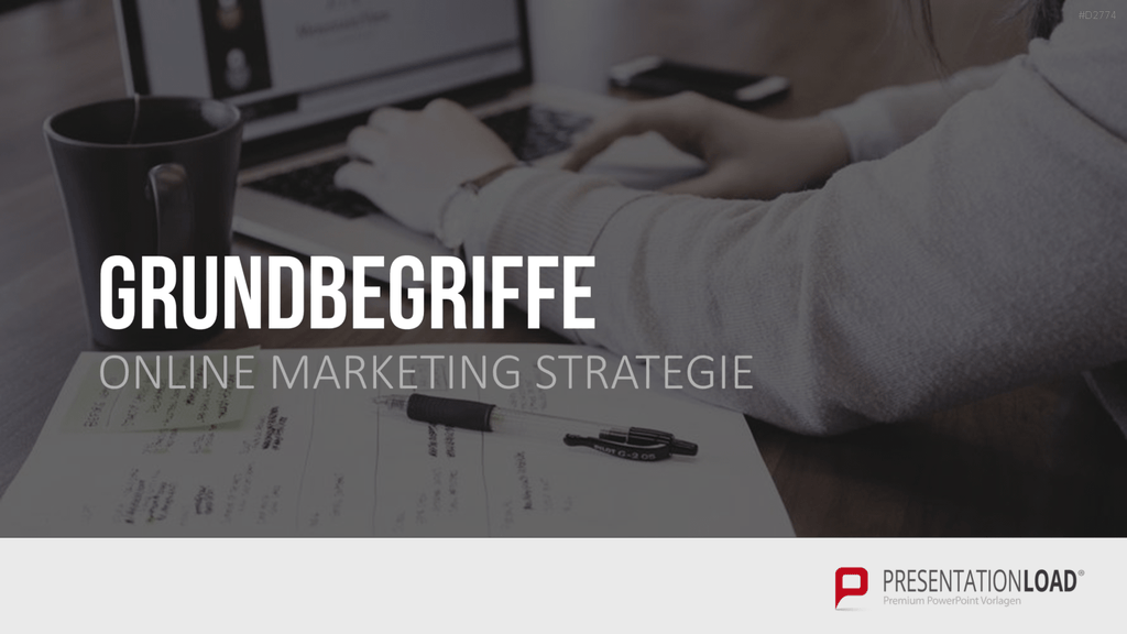 Online Marketing Strategie PowerPoint-Vorlage