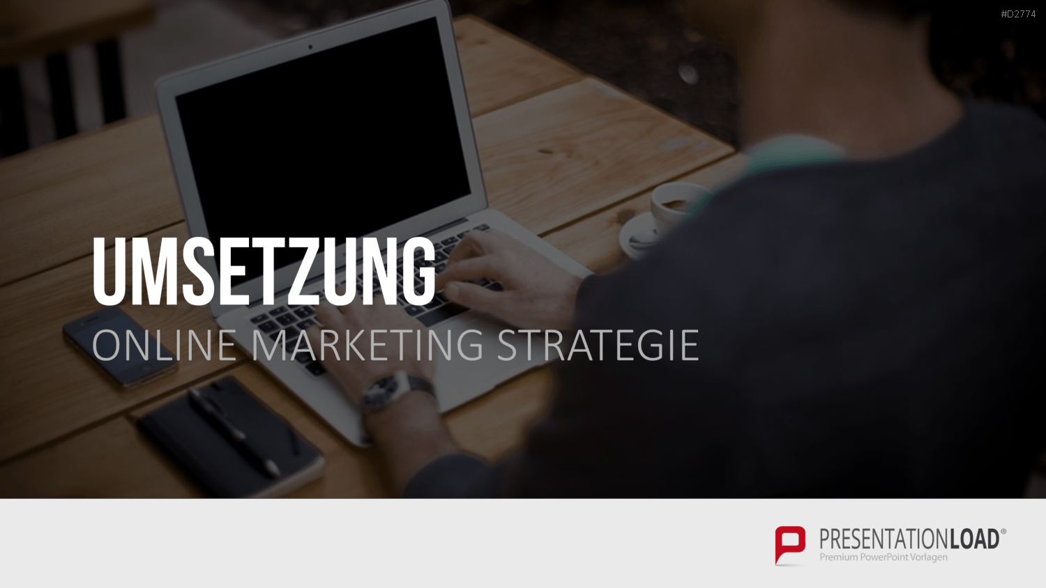 Online Marketing Strategie PowerPoint-Vorlage