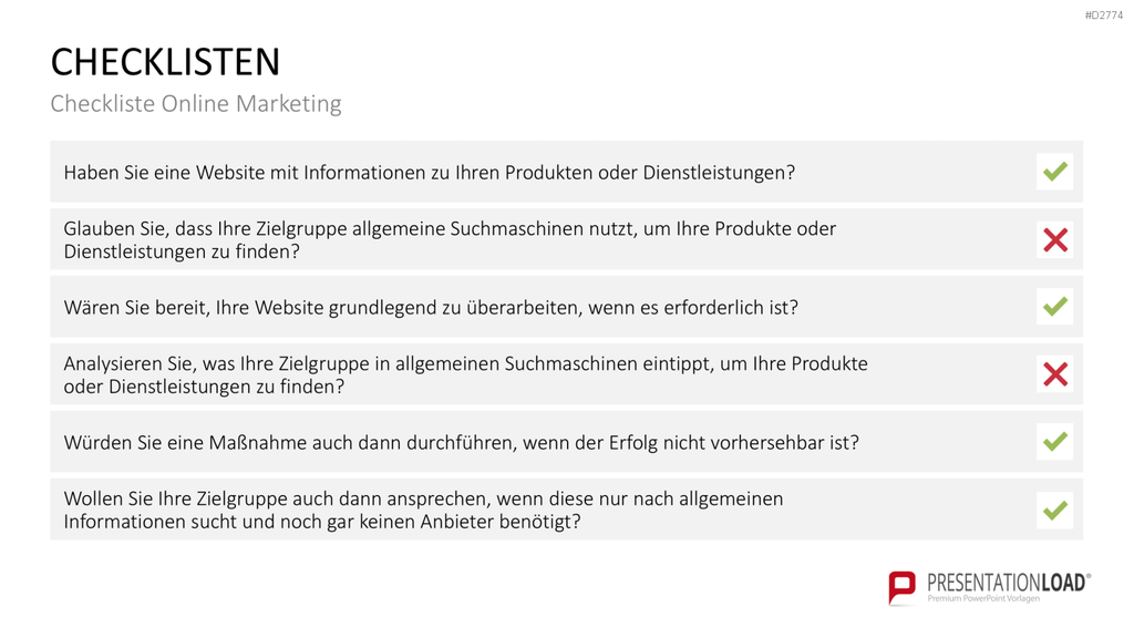 Online Marketing Strategie PowerPoint-Vorlage