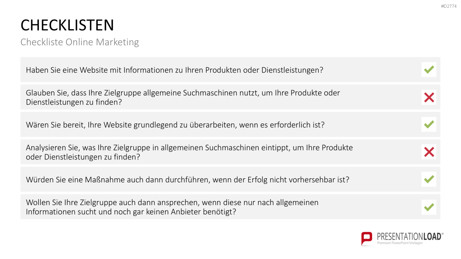 Online Marketing Strategie PowerPoint-Vorlage