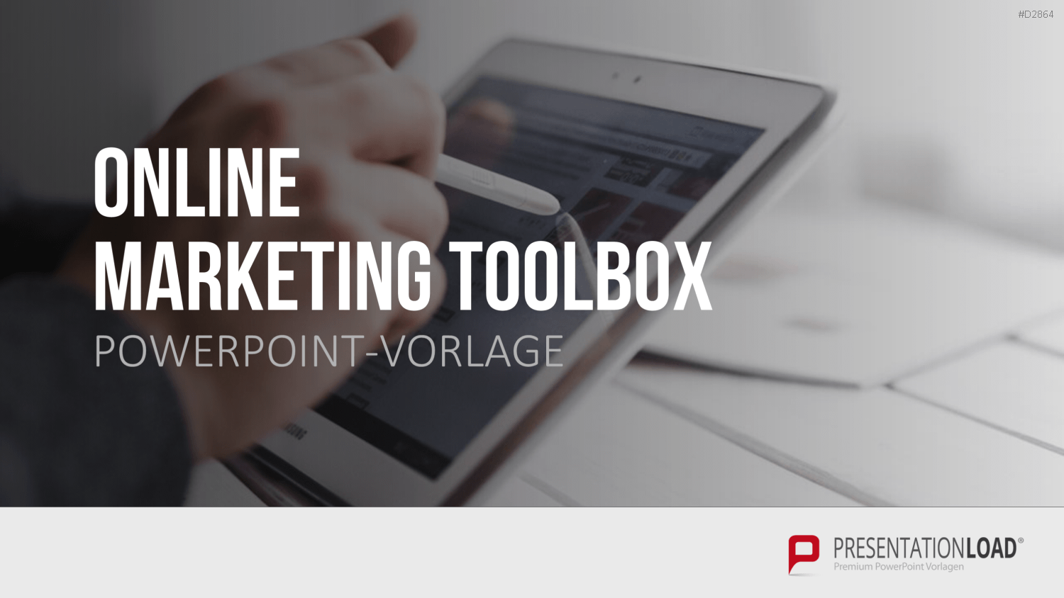 Online Marketing Toolbox PowerPoint-Vorlage