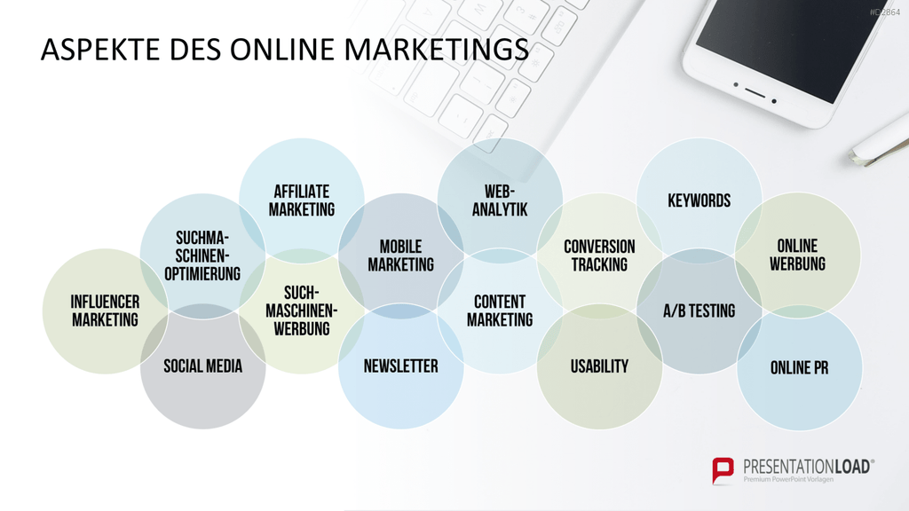 Online Marketing Toolbox PowerPoint-Vorlage