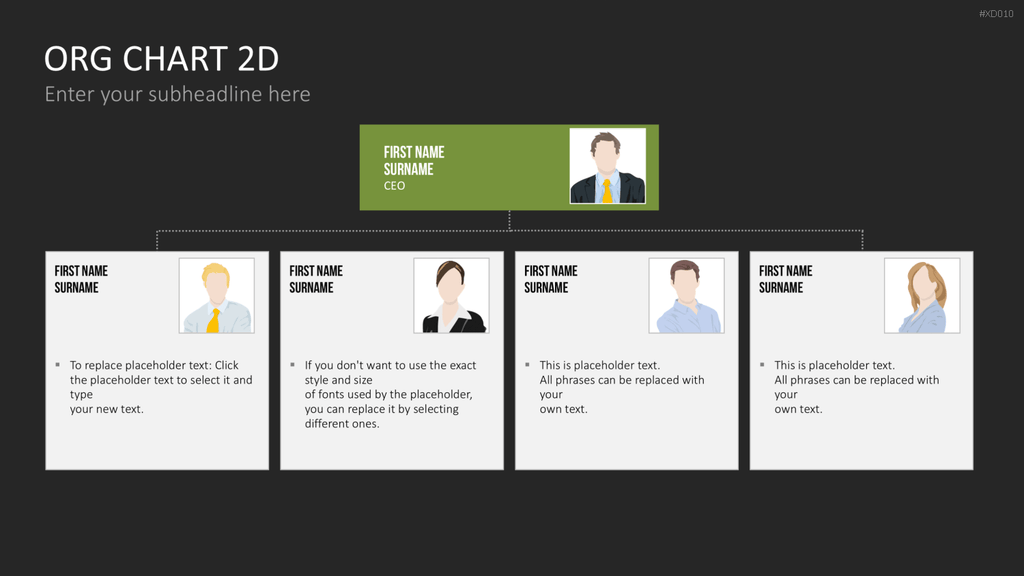 Organigramm Bundle PowerPoint-Vorlage