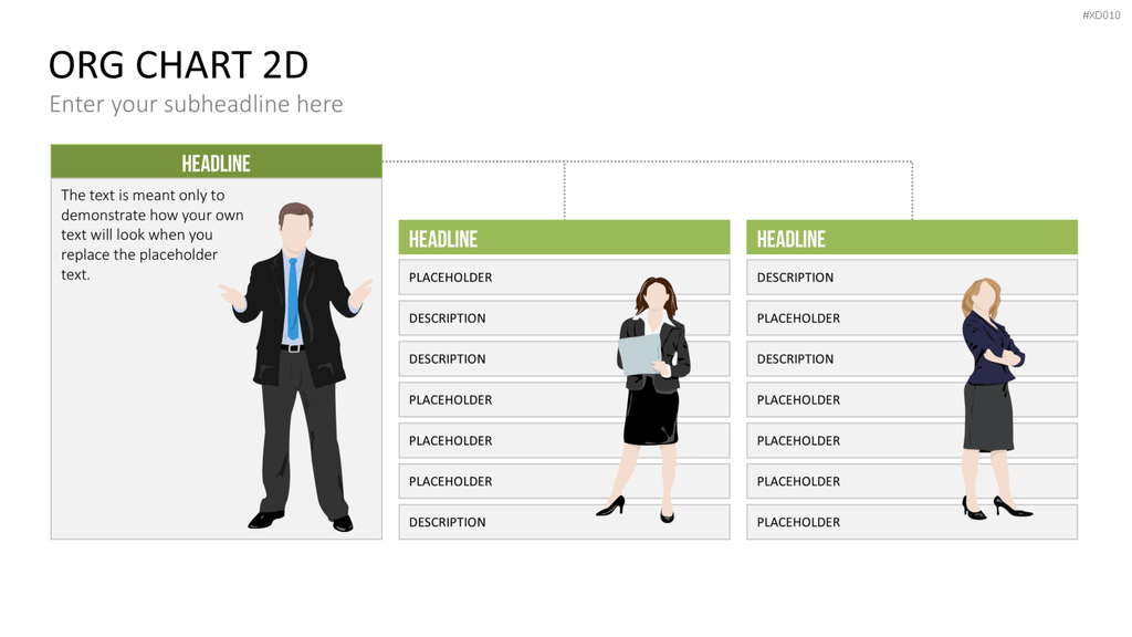 Organigramm Bundle PowerPoint-Vorlage