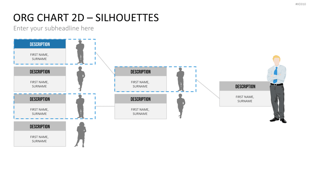 Organigramm Bundle PowerPoint-Vorlage
